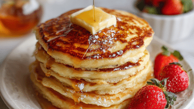 Tender Buttermilk Pancakes
