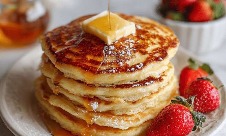 Tender Buttermilk Pancakes