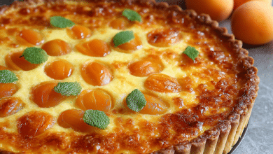Apricot Custard Tart