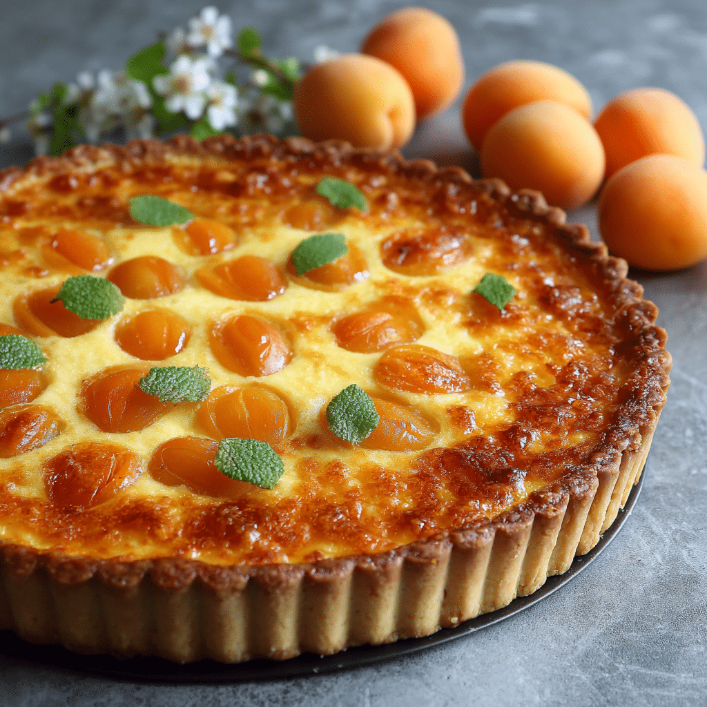 Apricot Custard Tart – A Sweet Slice of Sunshine from My Kitchen
