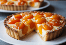 Apricot Tart with Almond Cream