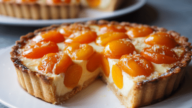 Apricot Tart with Almond Cream