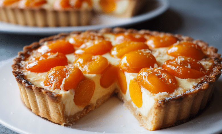 Apricot Tart with Almond Cream