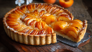 Apricot Tart with Puff Pastry