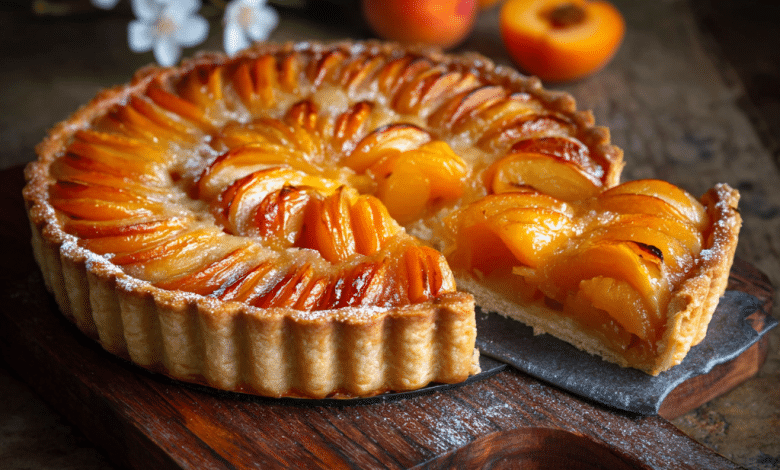 Apricot Tart with Puff Pastry
