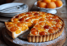 Apricot and Honey Tart