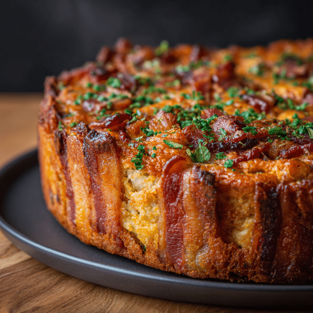 Bacon Savory Cake – A Cozy, Salty Hug from My Kitchen