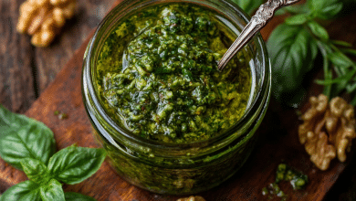 Basil and Walnut Pesto