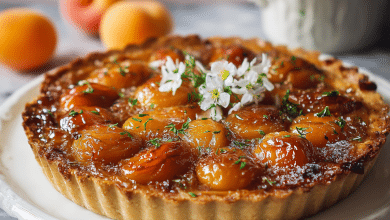 Caramelized Apricot Tart