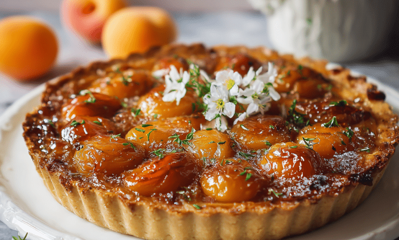 Caramelized Apricot Tart