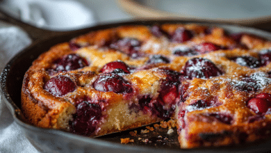 Cherry Clafoutis with Almond Flour