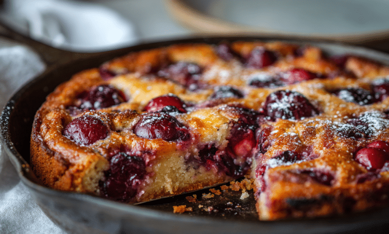 Cherry Clafoutis with Almond Flour