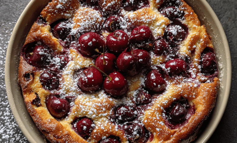 Cherry Clafoutis with Kirsch