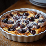 Cherry Clafoutis with Vanilla