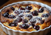 Cherry Clafoutis with Vanilla