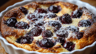 Cherry Clafoutis with Vanilla