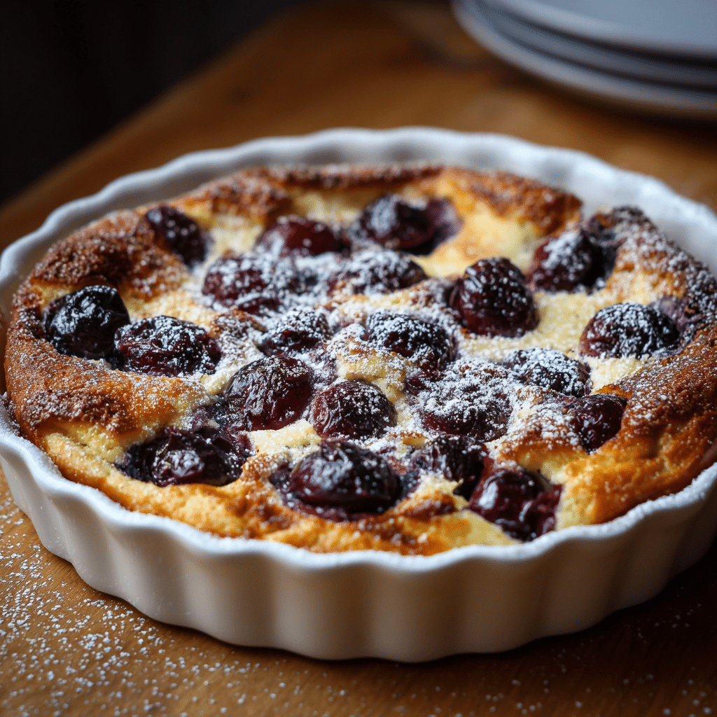 Cherry Clafoutis with Vanilla – A Soft, Sweet Hug from My Kitchen