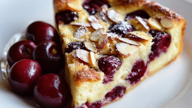 Cherry and Almond Clafoutis
