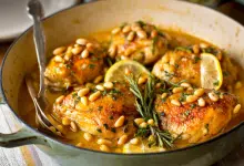 Chicken with Lemon and Pine Nuts