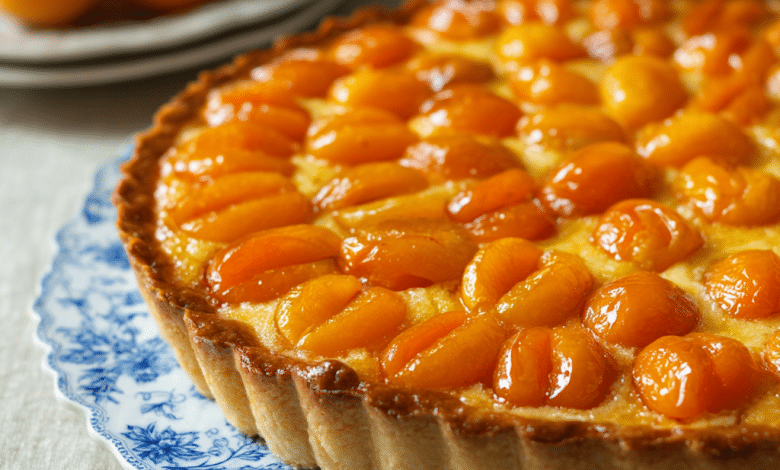 Classic French Apricot Tart