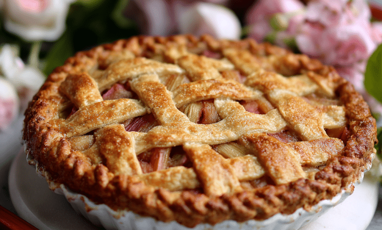 Classic Rhubarb Pie