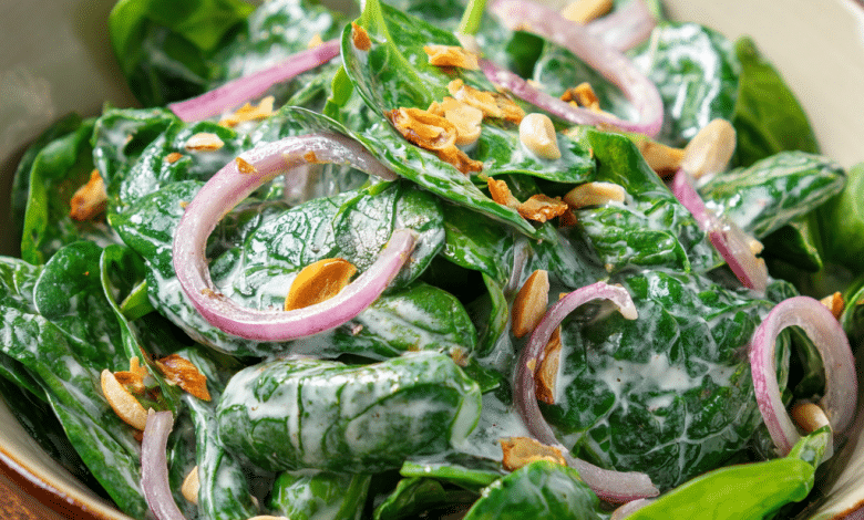 Classic Spinach Salad 🥗