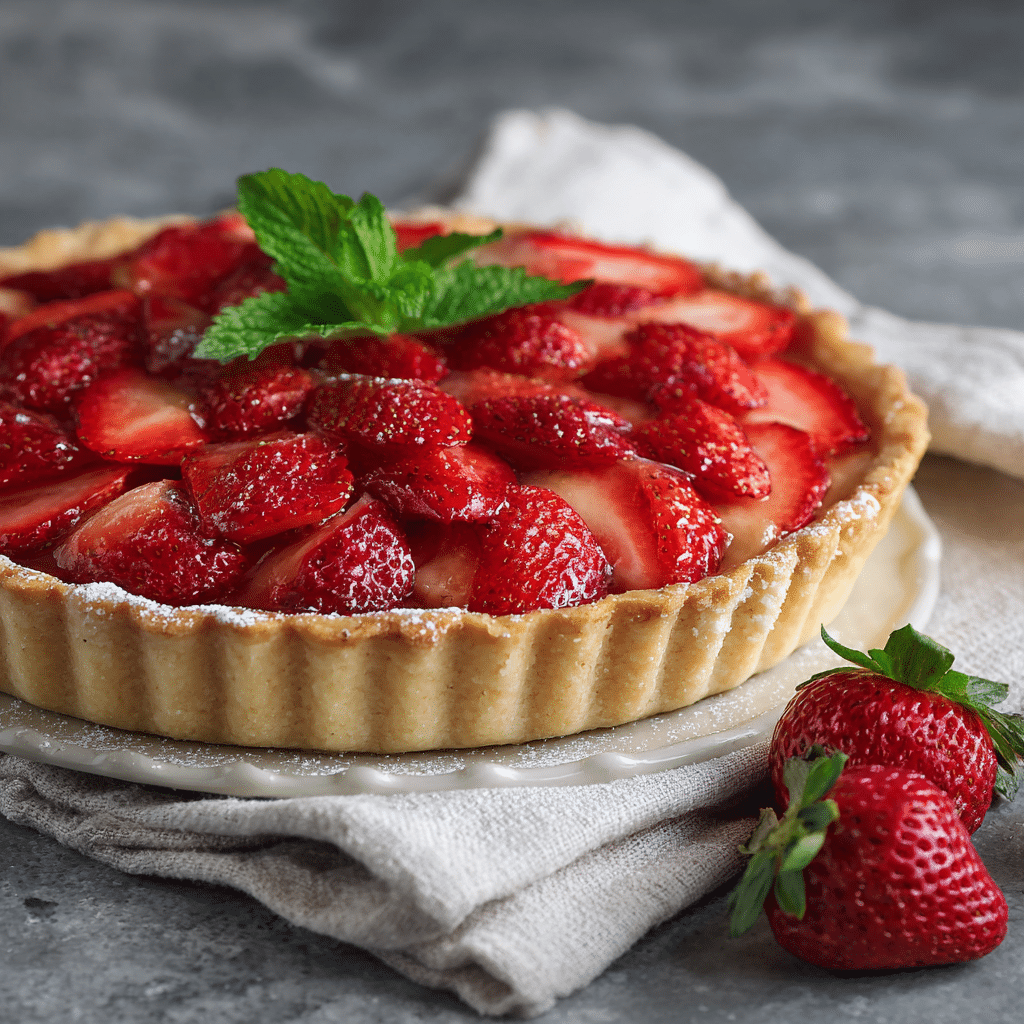Classic Strawberry Tart – Sweet, Simple, and Full of Summer Love