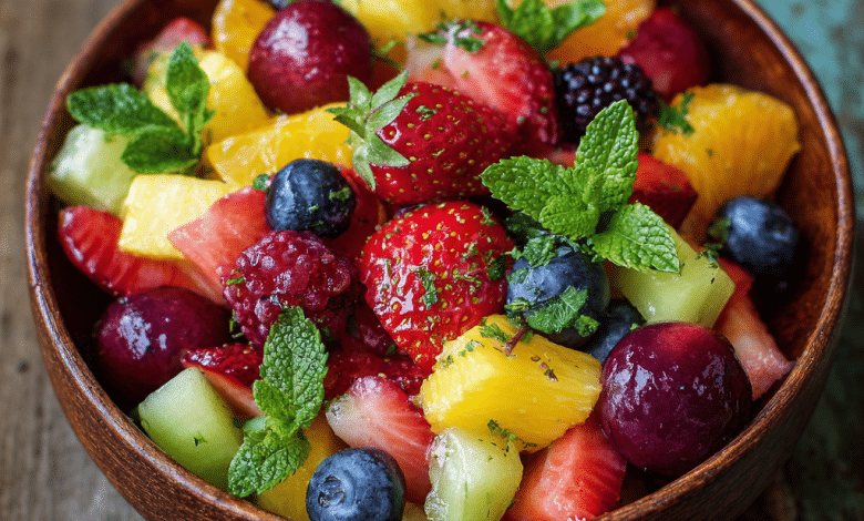 Colorful Summer Fruit Salad