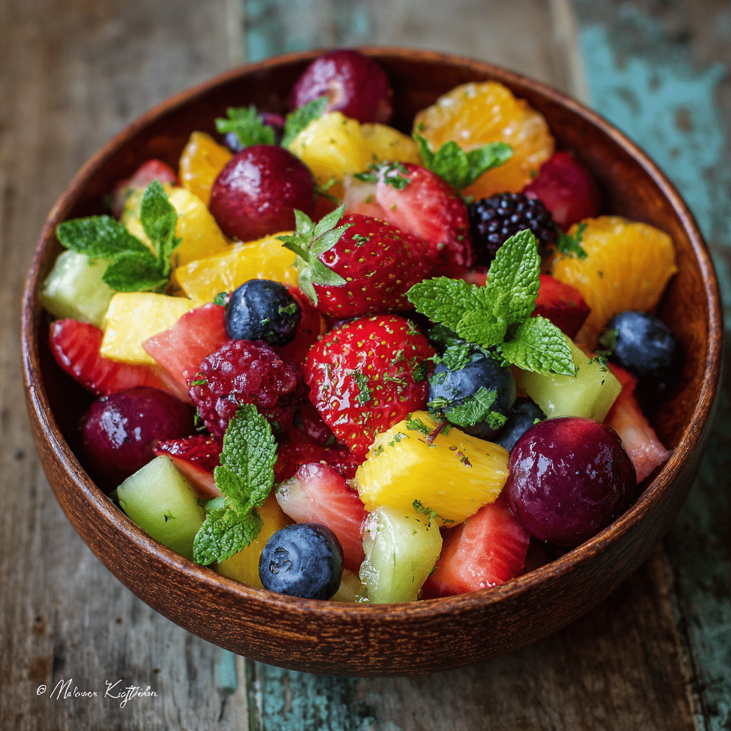 Colorful Summer Fruit Salad – A Bowl of Sunshine from My Cretan Kitchen