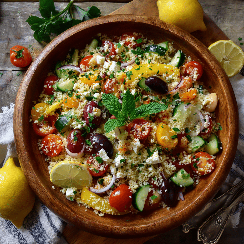Couscous Salad Recipe – A Bright Mediterranean Bowl Full of Love from My Kitchen in Crete