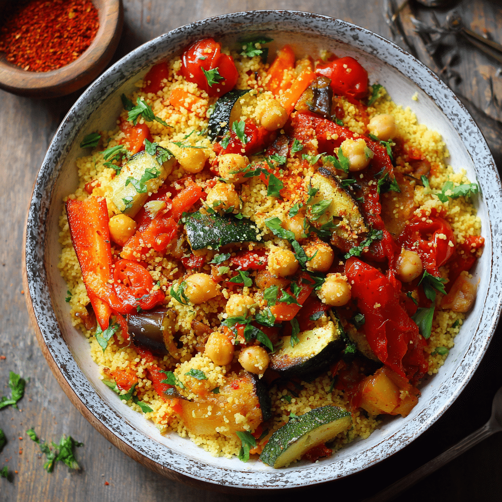 Couscous with Vegetables – A Warm Mediterranean Bowl Full of Comfort and Color