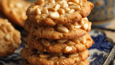 Honey Pine Nut Cookies