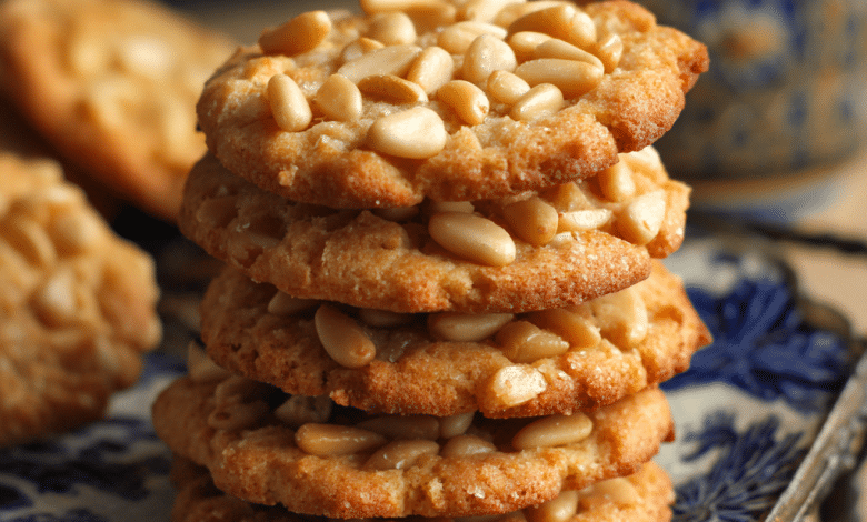 Honey Pine Nut Cookies