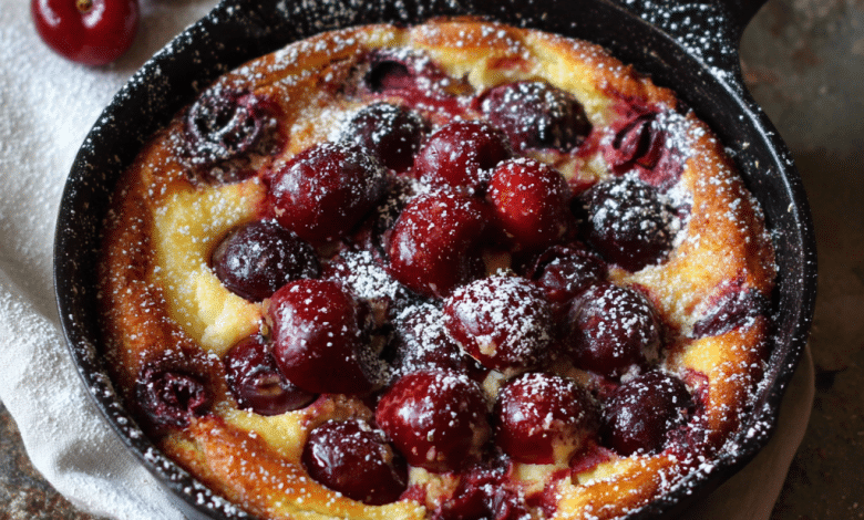 Easy Cherry Clafoutis Recipe