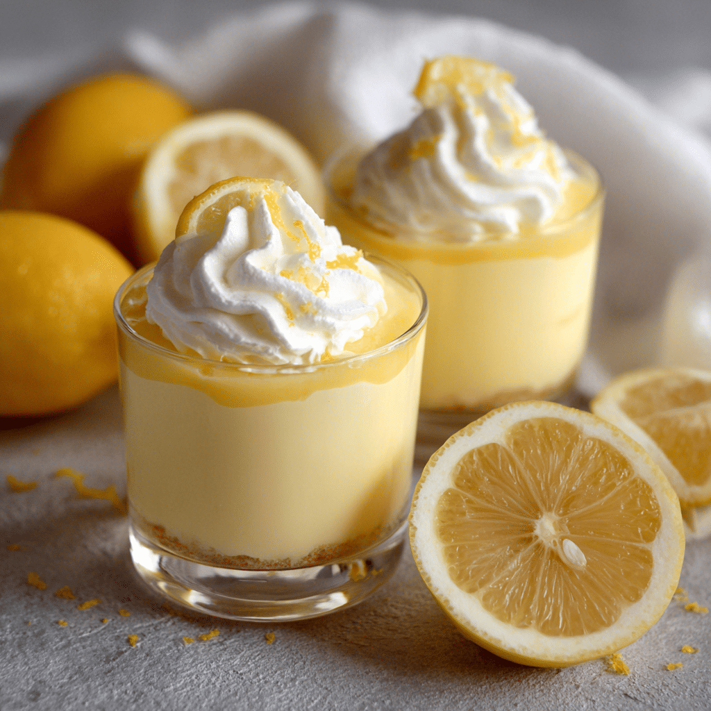 Easy Lemon Dessert Recipe – A Soft, Sweet Bite of Sunshine for Any Day