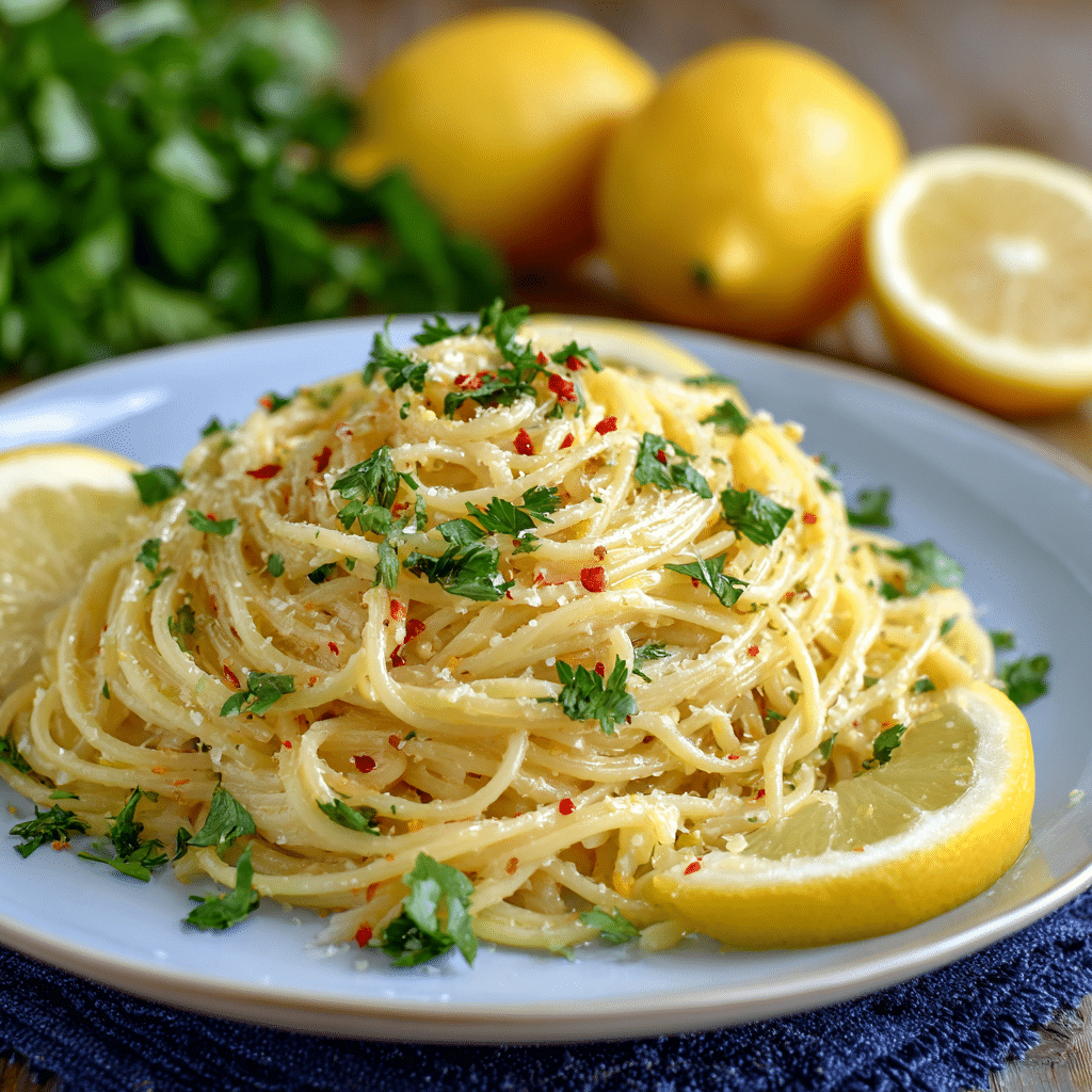 Easy Lemon Pasta Recipe – Bright, Creamy & Full of Mediterranean Sunshine