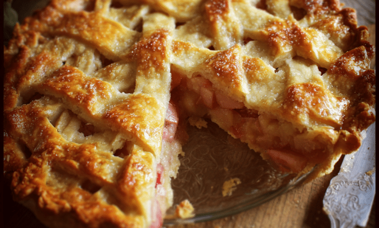 Easy Rhubarb Pie Recipe