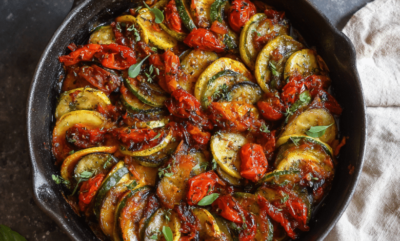 Easy Skillet Ratatouille