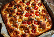 Focaccia with Cherry Tomatoes