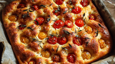 Focaccia with Cherry Tomatoes