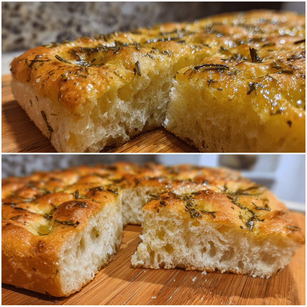 Focaccia with Olive Oil and Herbs – Golden, Fluffy Bread from My Heart 🍞✨