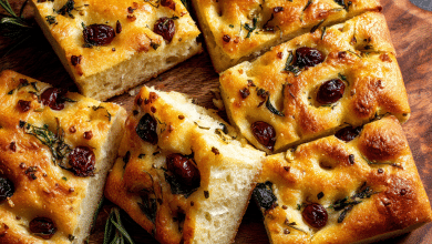 Focaccia with Olives