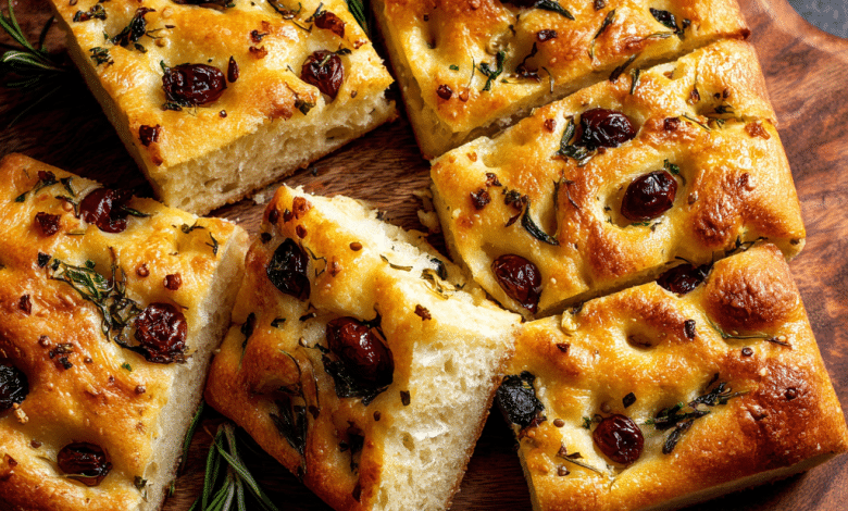 Focaccia with Olives