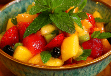 Fresh Fruit Salad with Mint