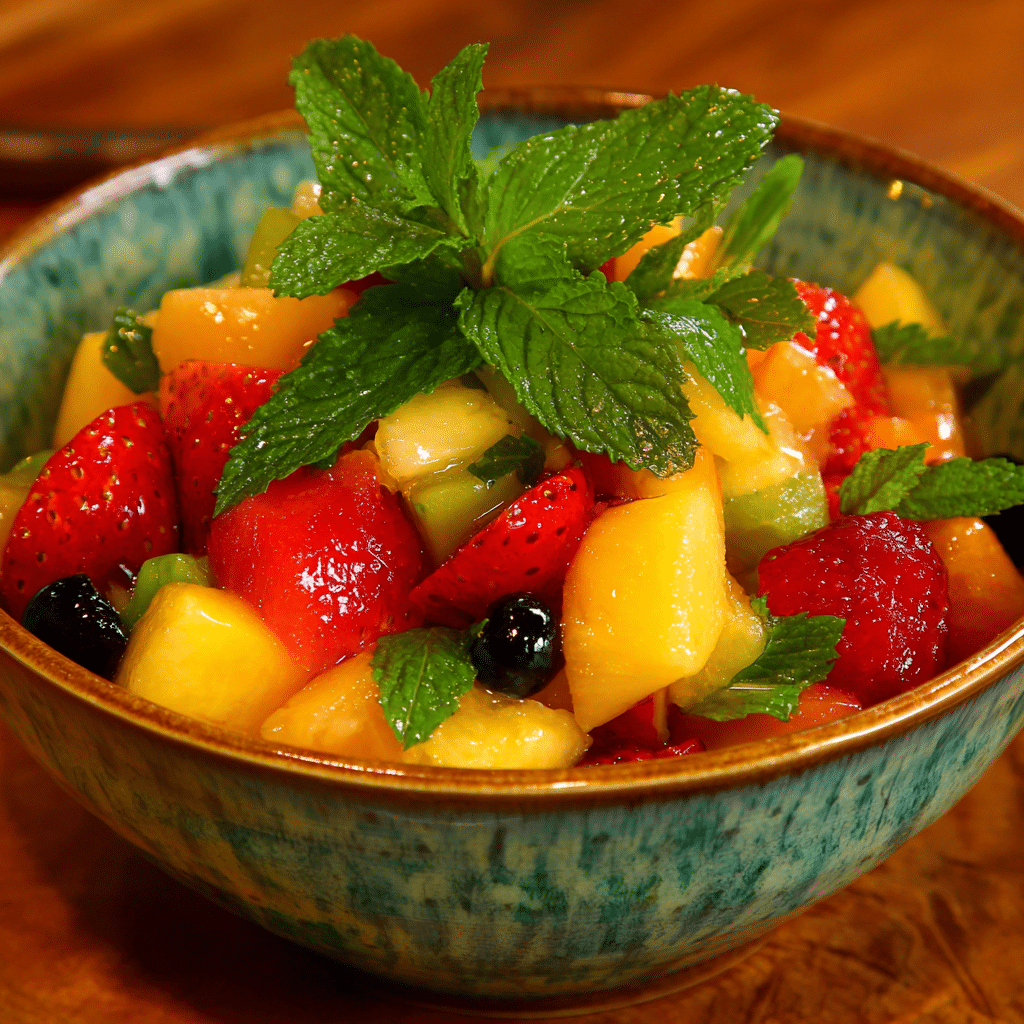 Fresh Fruit Salad with Mint – A Bowl of Sunshine and Sweet Memories