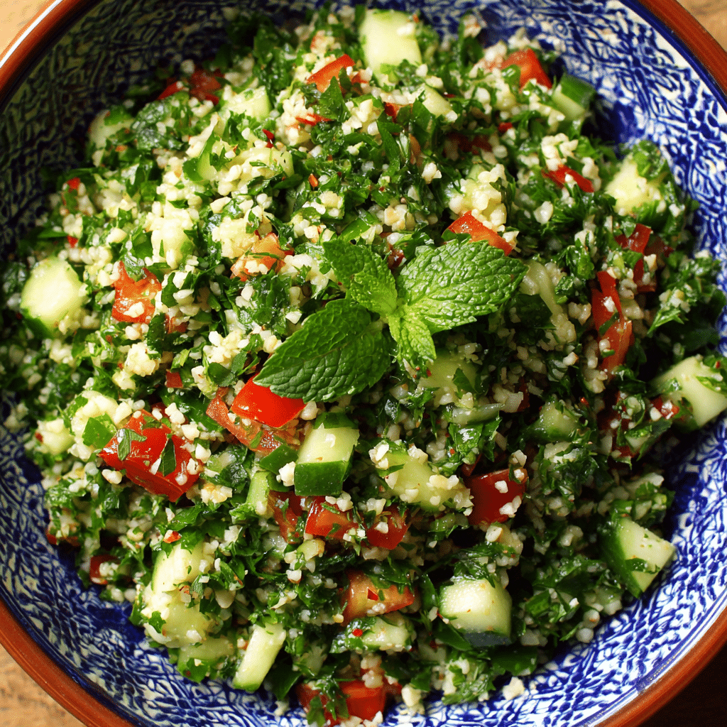 Fresh Herb Tabbouleh – A Bowl of Green Sunshine from My Cretan Heart