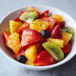 Fruit Salad with Honey Lime Dressing