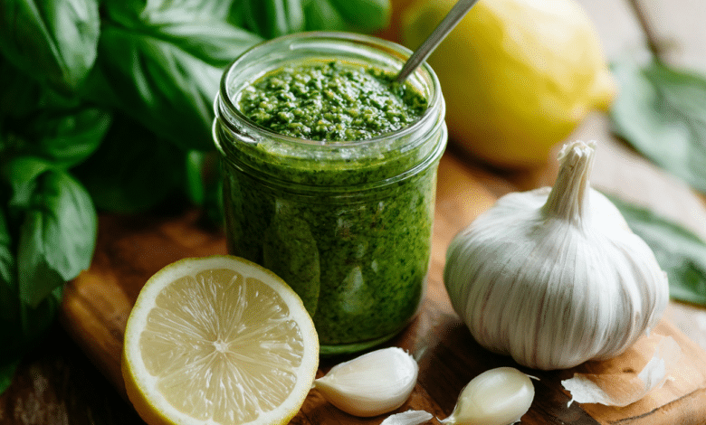 Garlic-Free Basil Pesto