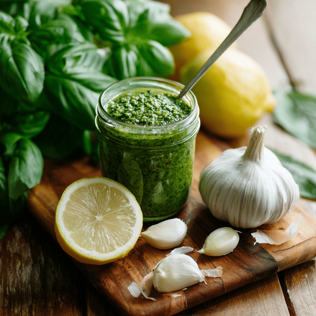 Garlic-Free Basil Pesto – Fresh, Fragrant, and Full of Love