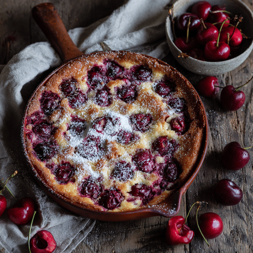 Gluten-Free Cherry Clafoutis – A Sweet Taste of Summer from My Cretan Kitchen